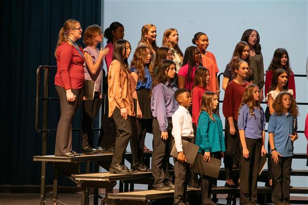 2023 All County Chorus Students Performing